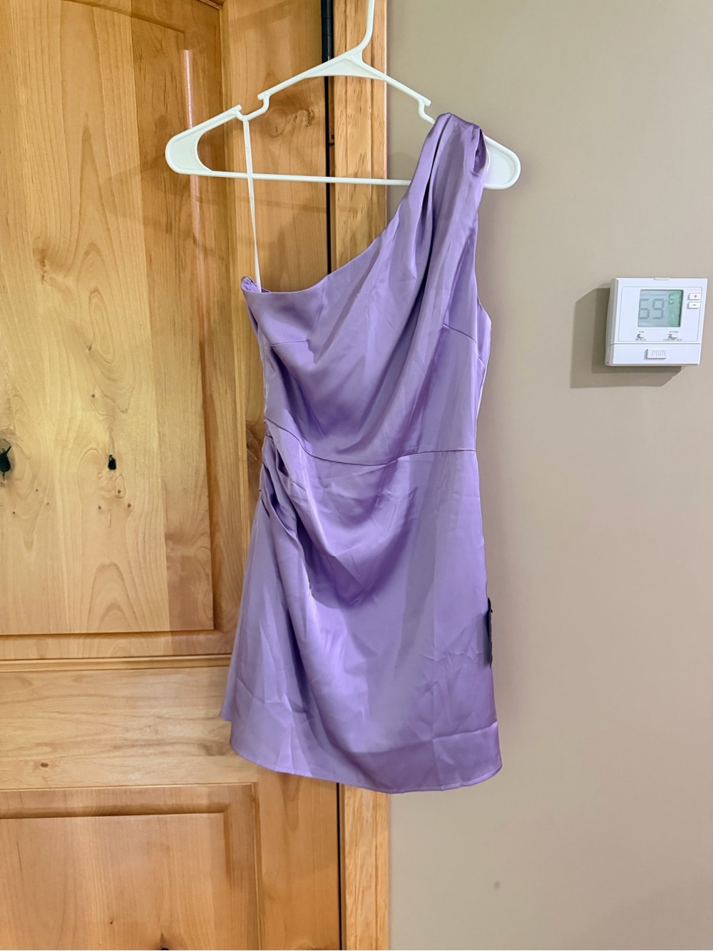 Lulus one shoulder mini dress